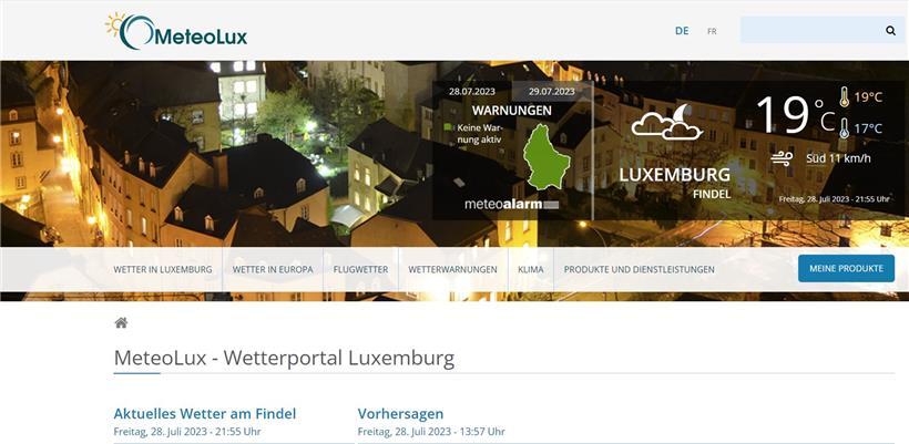 Nach Hackerangriff: Meteolux-Webseite seit Freitagabend wieder online 