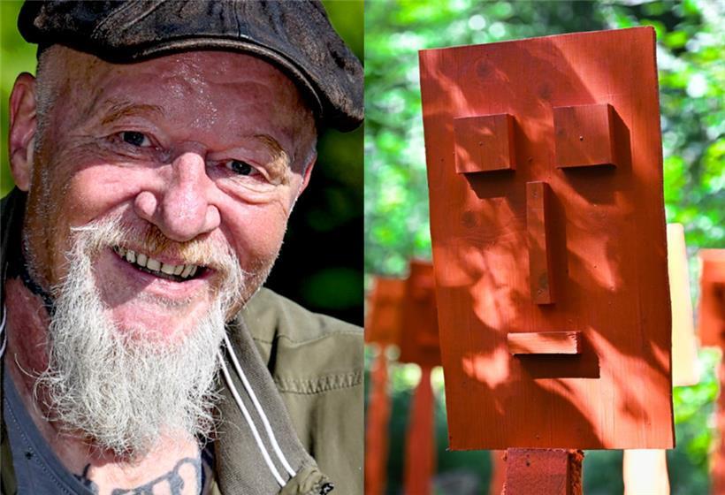 Harmonie in Orange und Holz: Im Ellergronn gibt es bald „Land Art“ zu sehen 