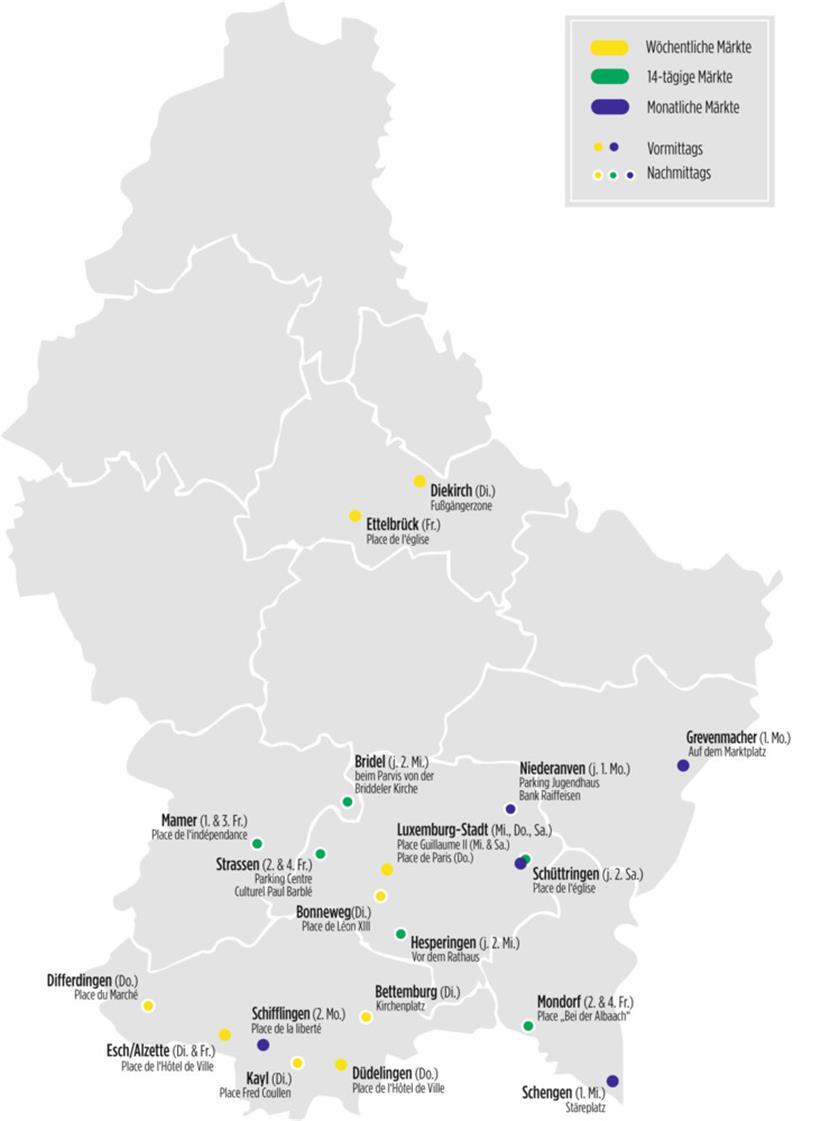 An diesen Orten gibt es in Luxemburg frisches Obst, Gemüse und mehr zu kaufen 