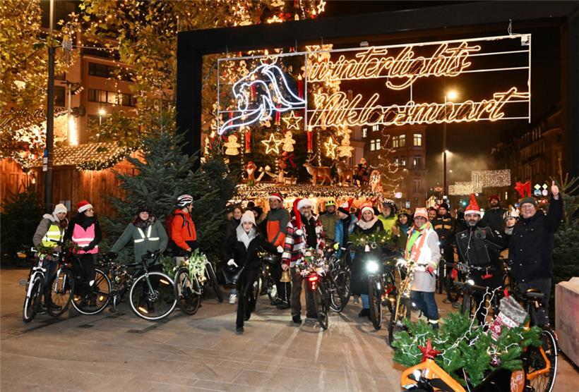 „Christmas Bike Ride“: Auf festlich geschmückten Rädern durch die Hauptstadt 