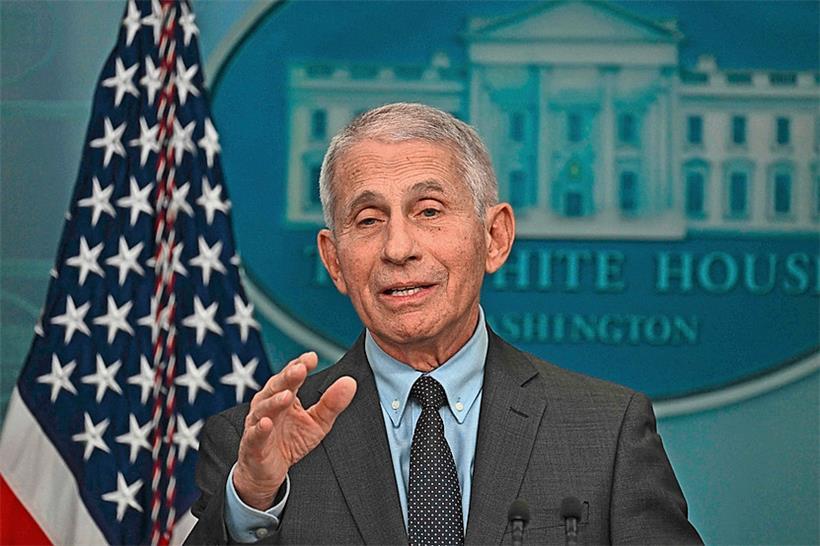 Bidens Corona-Berater Anthony Fauci gibt letzte Pressekonferenz im Weißen Haus 