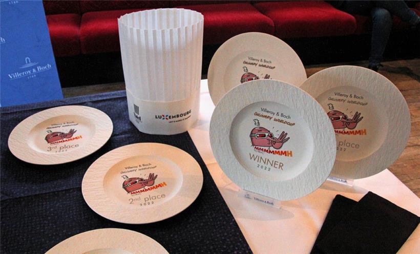 Die Ehrenpreise werden vom Hauptsponsor Villeroy & Boch gestellt
