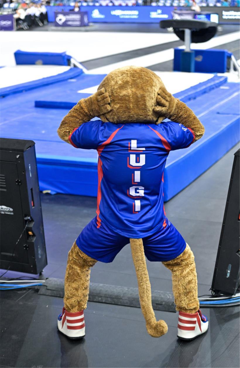 Aus der NBA nach Luxemburg: Maskottchen Luigi war die Stimmungskanone in der Coque 