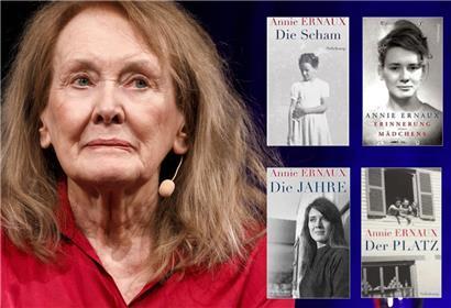 „Für den Mut und die klinische Schärfe“: Französin Annie Ernaux erhält Literaturnobelpreis