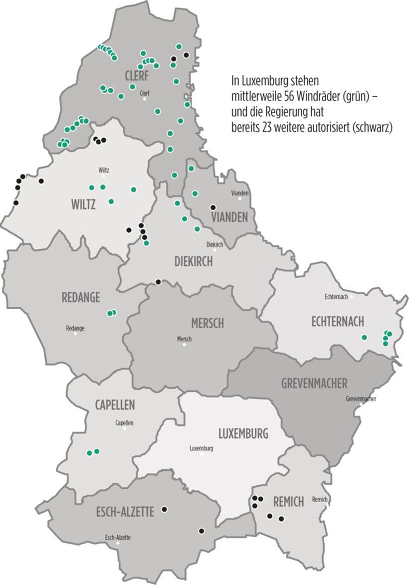 Der große Überblick: So produziert Luxemburg Strom aus Windkraft 