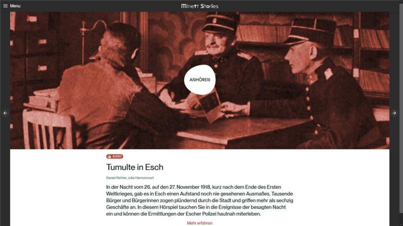 Minett Stories: eine transmediale Ausstellung über die Geschichte des Minetts 