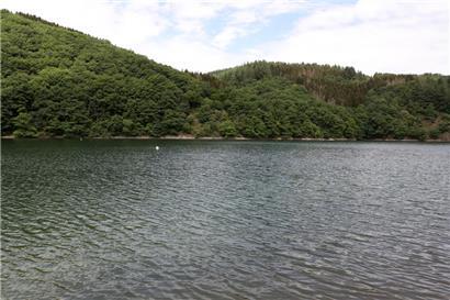 Mann stürzt drei Meter hohe Felswand beim Obersauer-Stausee herunter 