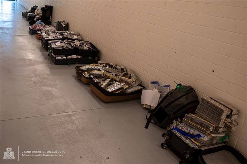 Luxemburger Zoll beschlagnahmt rund 210.000 Zigaretten 