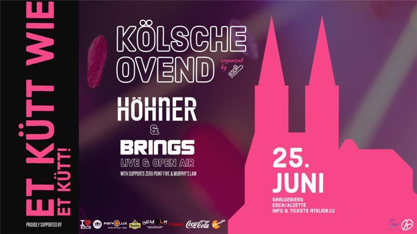 Viva Colonia: Höhner und Brings spielen am 25. Juni „Open Air“ in Esch 