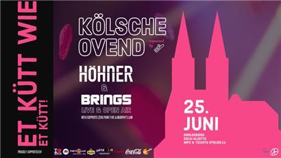 Viva Colonia: Höhner und Brings spielen am 25. Juni „Open Air“ in Esch