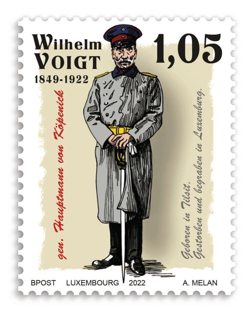 Briefmarke für Köpenick: Post ehrt den preußischen „Hauptmann“ 