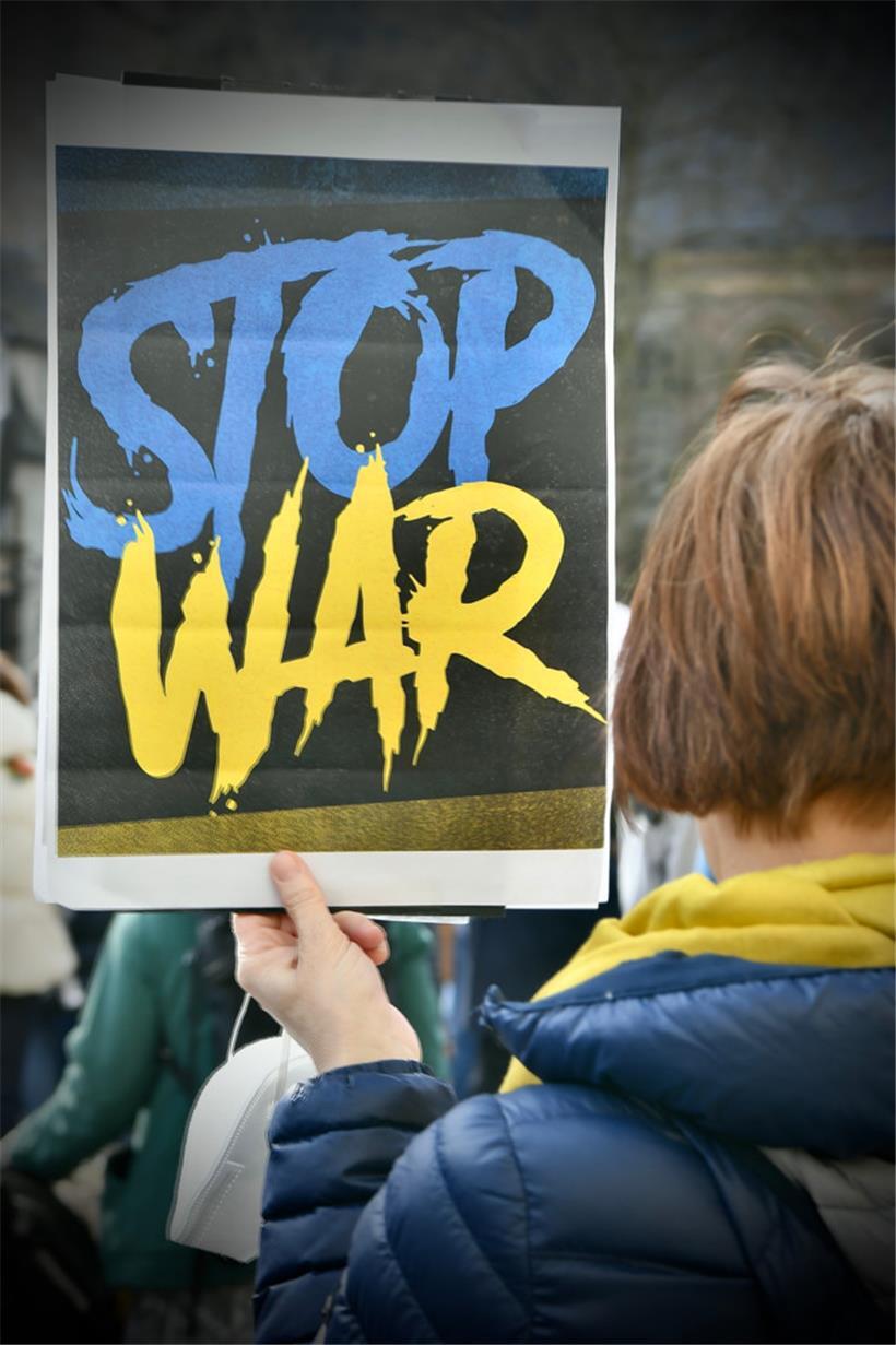„Mehrere hundert Menschen“ protestieren am Samstag gegen den Krieg in der Ukraine 