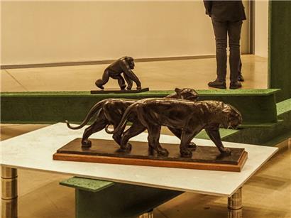 Ausstellung mit Auguste Trémonts Werken in der Galerie Schlassgoart