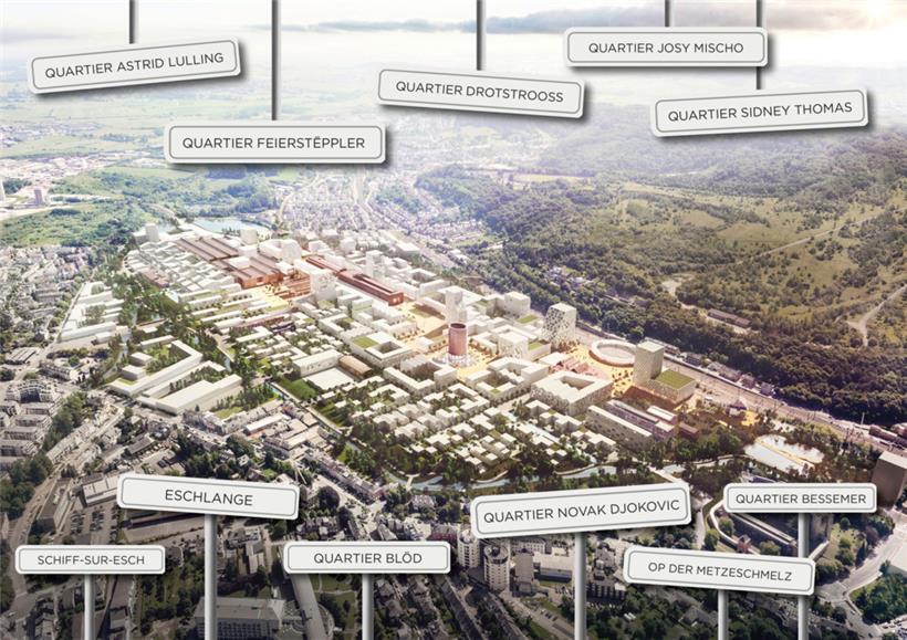 Von Eschlange bis Quartier Blöd: 500 Namensvorschläge für das neue Stadtviertel eingegangen 