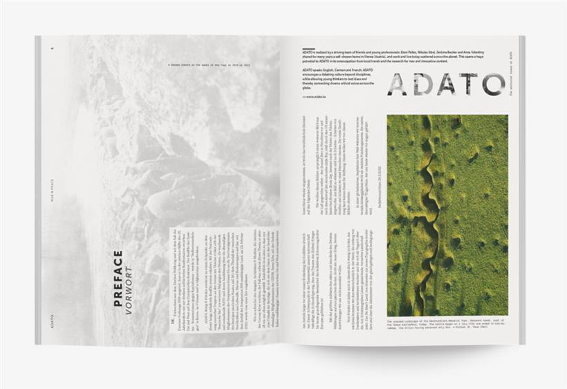 Krieg und Frieden und Architektur: Neue Ausgabe des Architektur-Magazins „Adato“ 