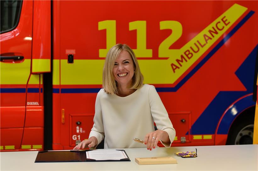 Taina Bofferding: Rettungsdienste sollen durch PNOS in 15 Minuten vor Ort sein  