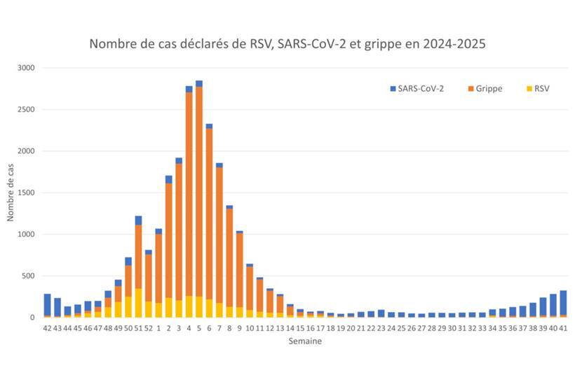 Fälle von Covid und Grippe nehmen zu – RSV bleibt stabil 