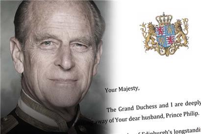 Großherzoglicher Hof kondoliert der Queen und dem Vereinigten Königreich