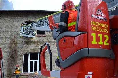 Geschütztes Gebäude wird Raub der Flammen