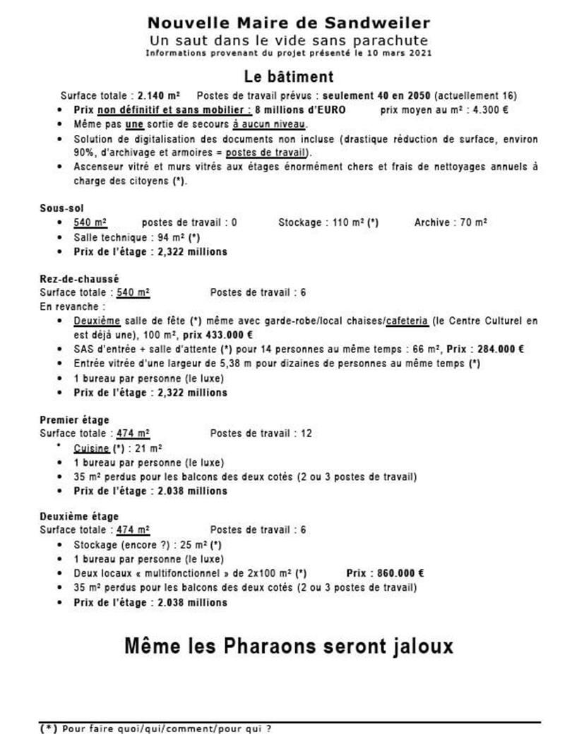 Zukunft des Rathauses in Sandweiler soll am Sonntag per Referendum entschieden werden 