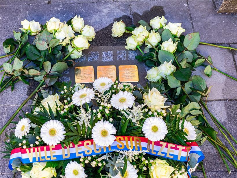 Geschichte, die man nicht vergessen darf – Stolperstein-Verlegung in Esch und Schifflingen 
