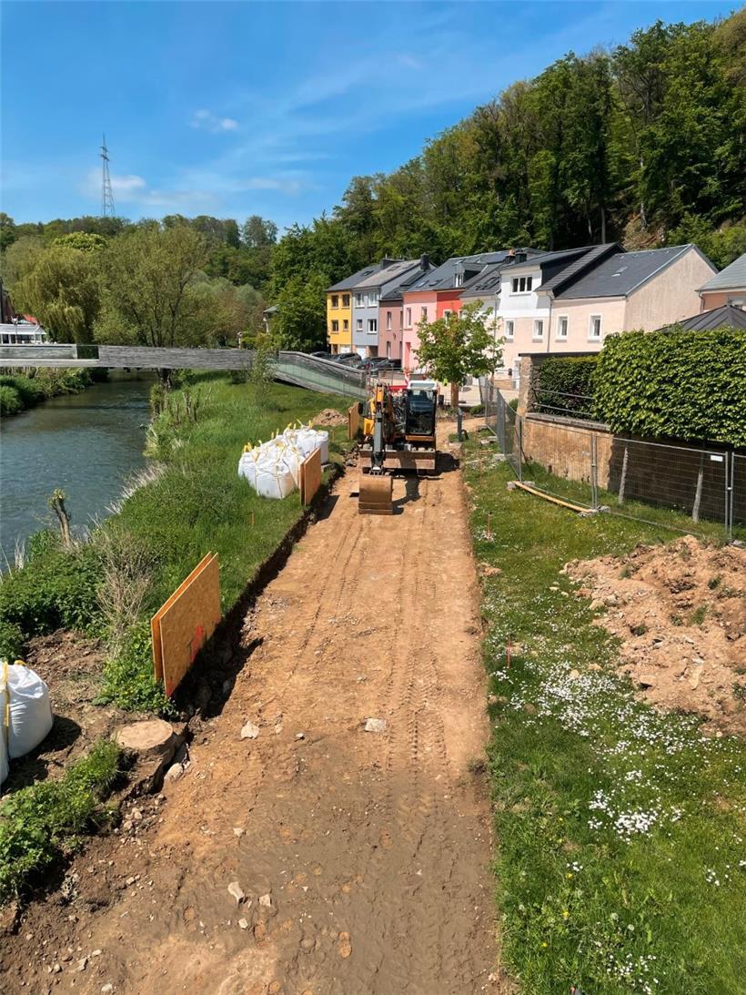 Hochwasserschutz für Radweg in Hesperingen 