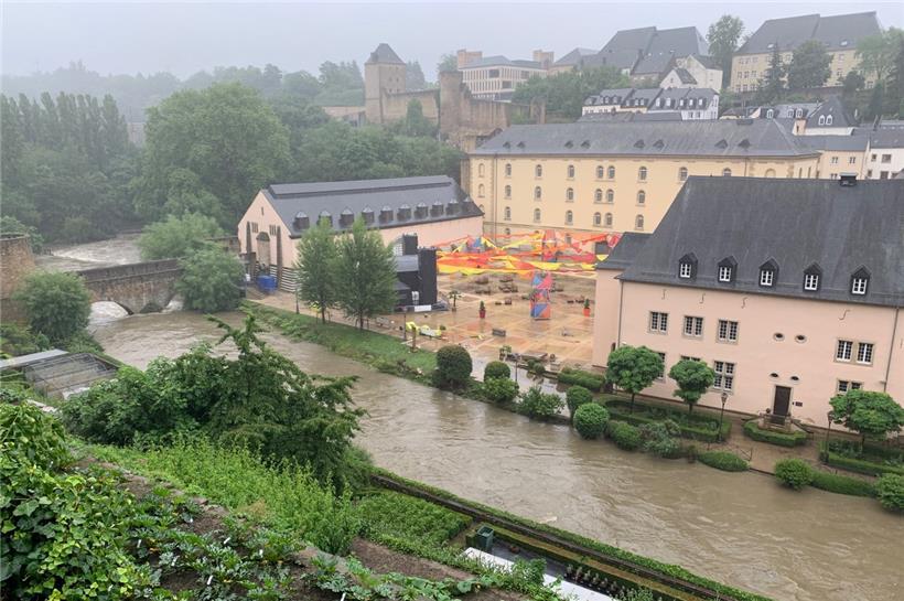 Bilder zeigen Ausmaß der Fluten in Luxemburg  