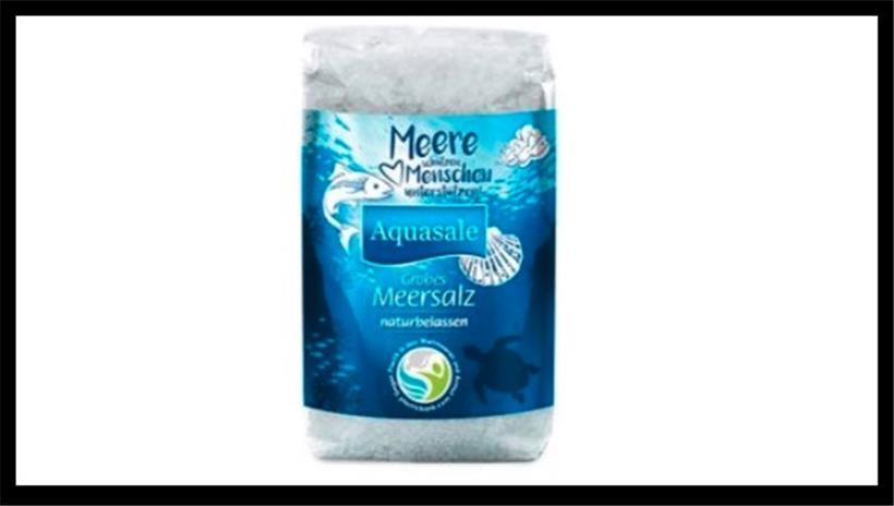 Bei Rewe verkauft: Salz von Aquasale kann Glassplitter enthalten 