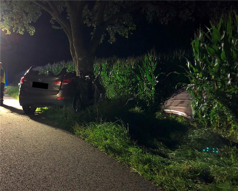 Autofahrerin prallt zwischen Medernach und Savelborn gegen Baum 