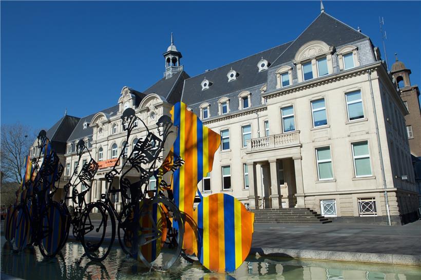 Die rue Pasteur ist ohne Wasser 