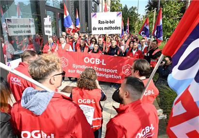 OGBL-Protestaktion vor CLdN: Unternehmen entlässt Personaldelegierten