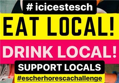 Lokal essen, lokal kaufen: Samuel Baum ruft #escherhorescachallenge ins Leben