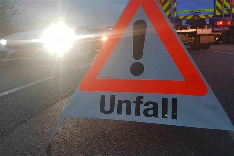 Autofahrer schlittert Böschung hinunter, nachdem ihm ein Wildtier vor das Fahrzeug springt 