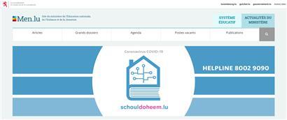 Neue Lernplattform schouldoheem.lu ermöglicht Schülern Fernunterunterricht 