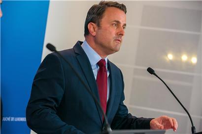 Premierminister Xavier Bettel ruft Ausnahmezustand in Luxemburg aus