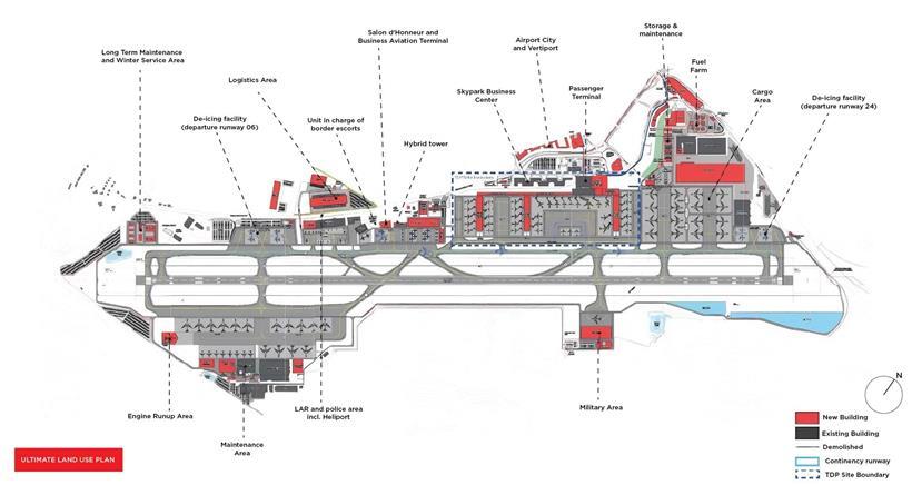 Wie der Flughafen bis 2050 zehn Millionen Passagiere bedienen soll 