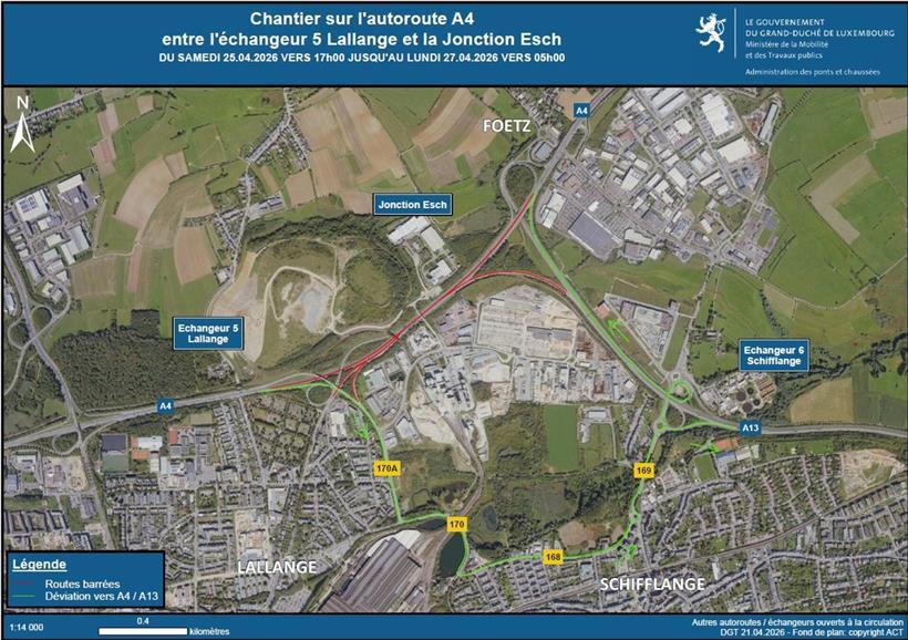 Straßenbauverwaltung kündigt Verkehrseinschränkungen am Wochenende an 