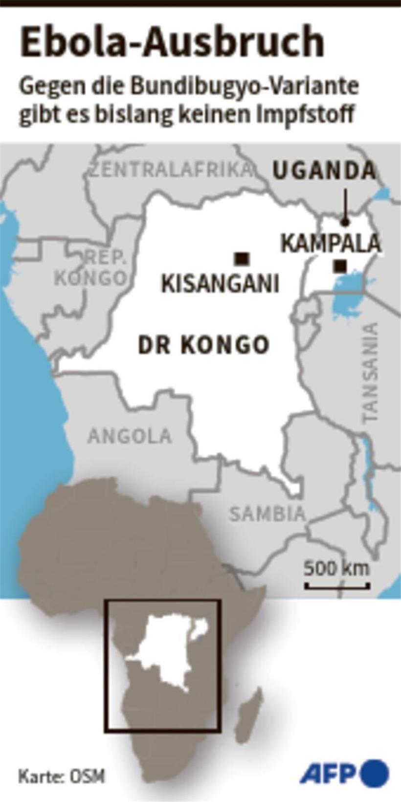 Ebola-Epidemie im Kongo weitet sich aus 