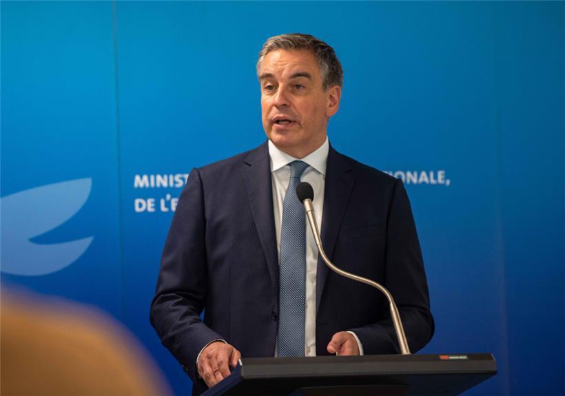 Bildungsminister Claude Meisch (DP) auf der traditionellen Rentrée-Pressekonferenz
