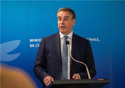 Bildungsminister Claude Meisch (DP) auf der traditionellen Rentrée-Pressekonferenz
