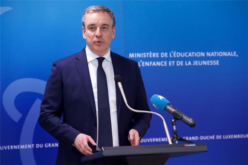 Bildungsminister Claude Meisch stellte am Dienstag Details zum Gesetzesprojekt über die Anhebung des Schulpflichtalters vor
