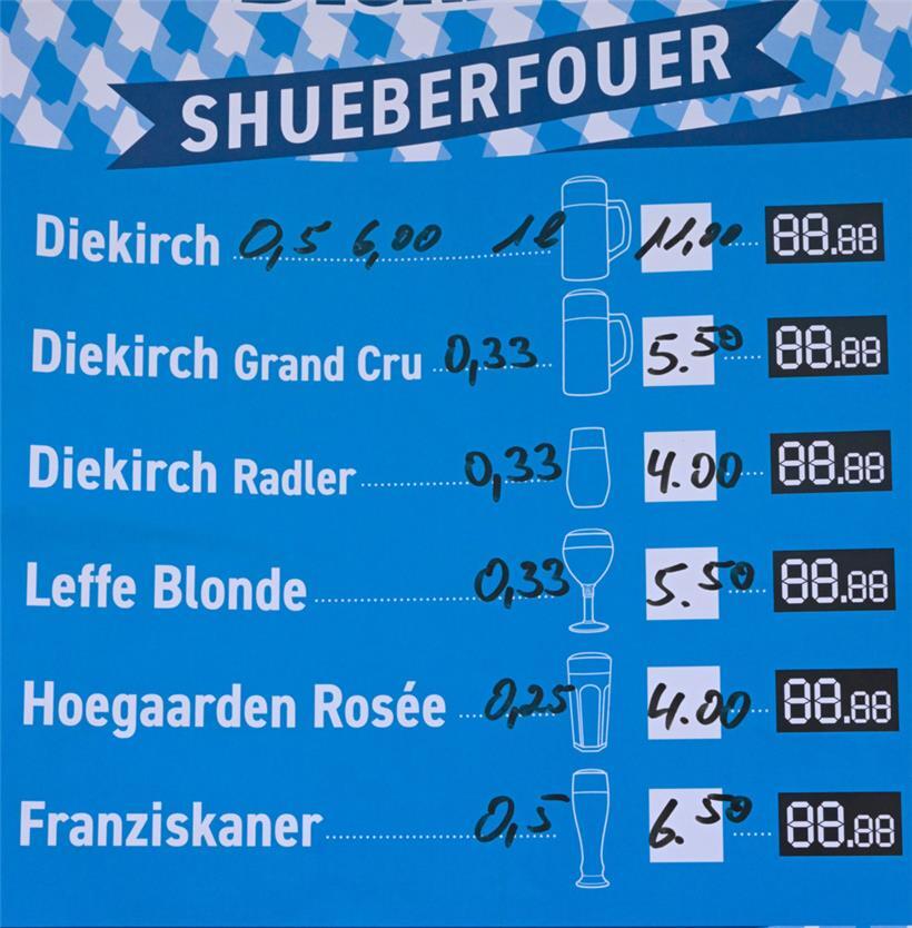 Billiges Bier sollte ein Grundrecht sein. Das meinen zumindest einige Besucher. 
