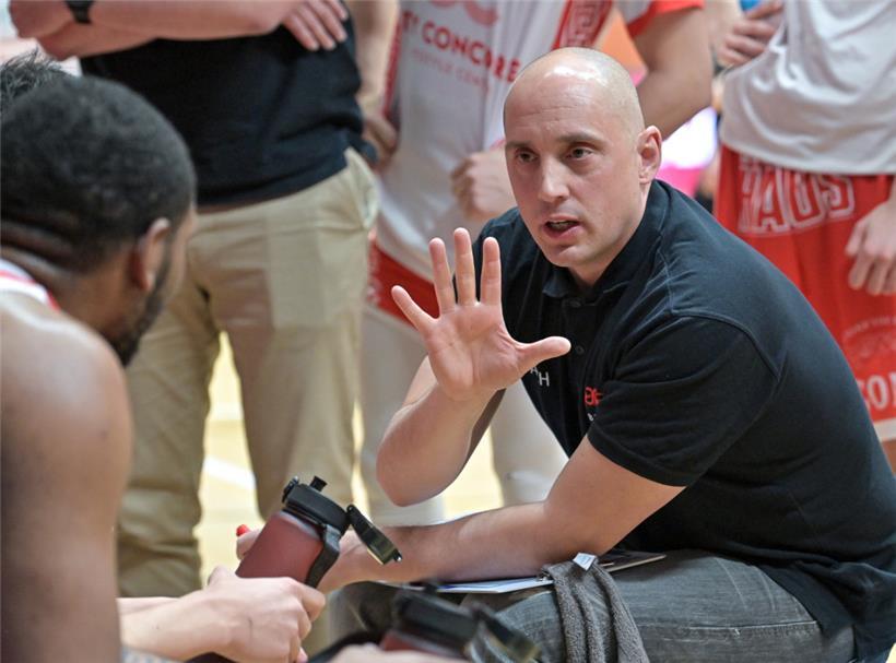 Bis November 2022 stand Chris Wulff als Head-Coach der Sparta an der Seitenlinie
