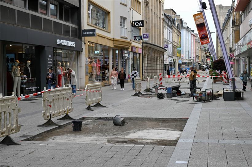 Bis zum 16. Mai sollen die Arbeiten in der Alzettestraße dauern
