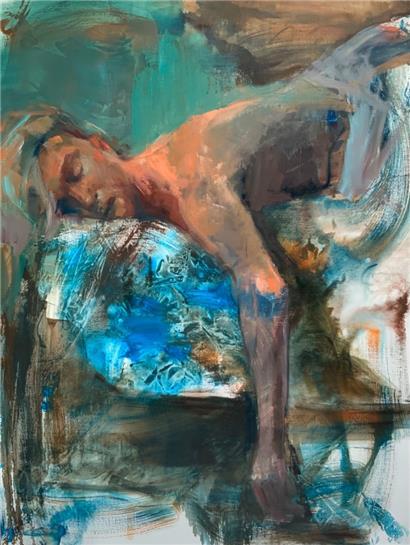 Bis zum 6. August sind bei Fellner Contemporary neue, auf die Welt des Schlafes und des Traumes fokussierte Bilder von Leen Van Bogaert zu sehen – Werke in eher zurückhaltender Farbpalette, aber mit beeindruckender Ausstrahlung
