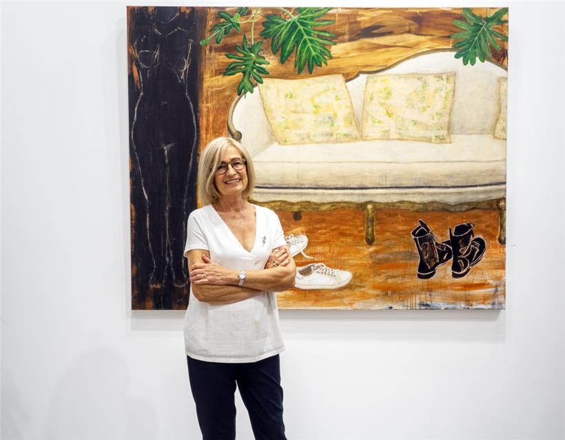 Bis zum 8. Oktober stellt Malou Faber-Hilbert in der Galerie Schlassgoart aus
