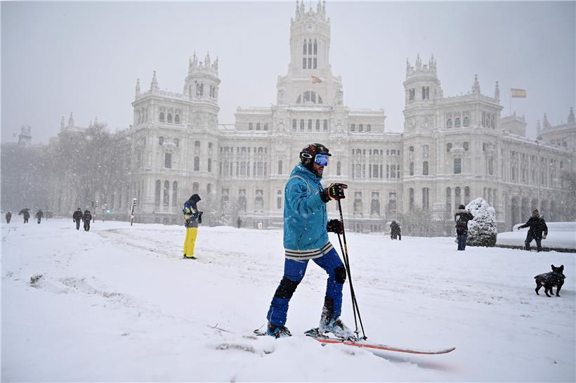 „Bitte bleiben Sie zu Hause“: In Madrid hielten sich nicht alle an die Aufforderung ihres Bürgermeisters.

