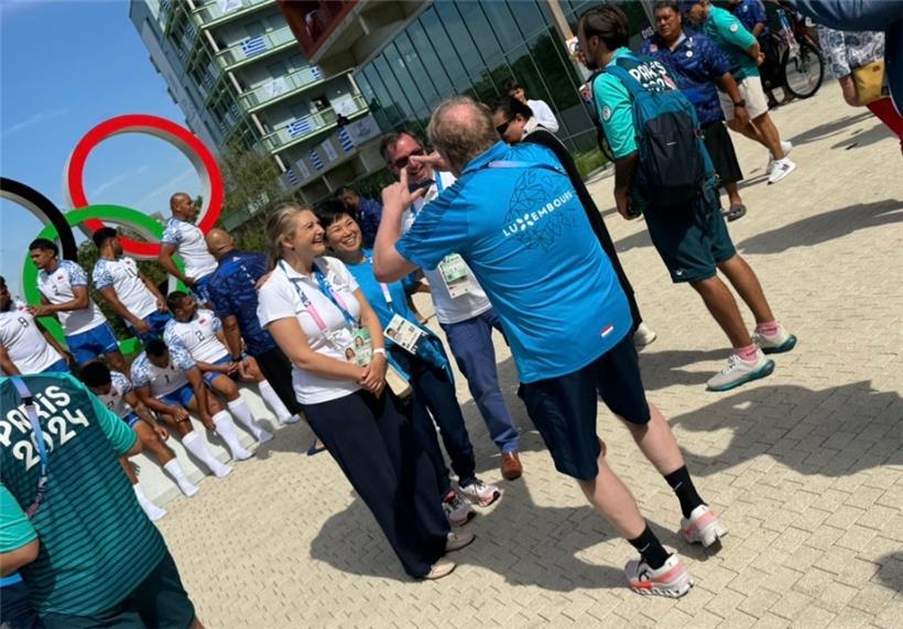 Bitte lächeln: Tommy Danielsson sprang kurzfristig als Fotograf ein
