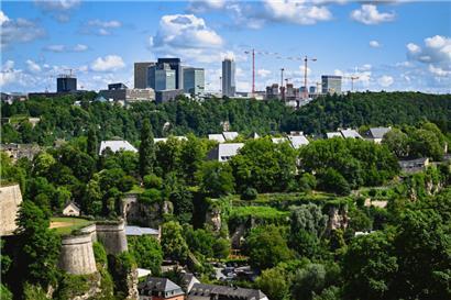 Blick auf den Kirchberg
