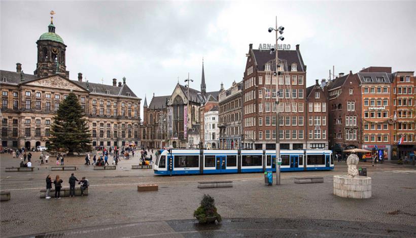 Blick auf die Stadt Amsterdam

